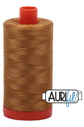 Aurifil Mako 50wt Cotton 1300 m 1422 yd. spool - 2975 Brass
